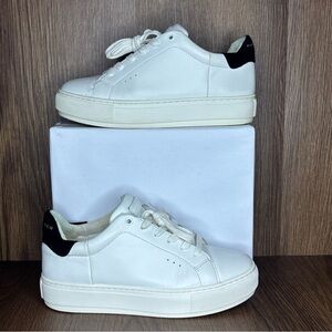 Kurt Geiger White Sneakers with Black Detail